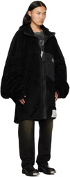 Maison MIHARA YASUHIRO Black Huge Boa Jacket