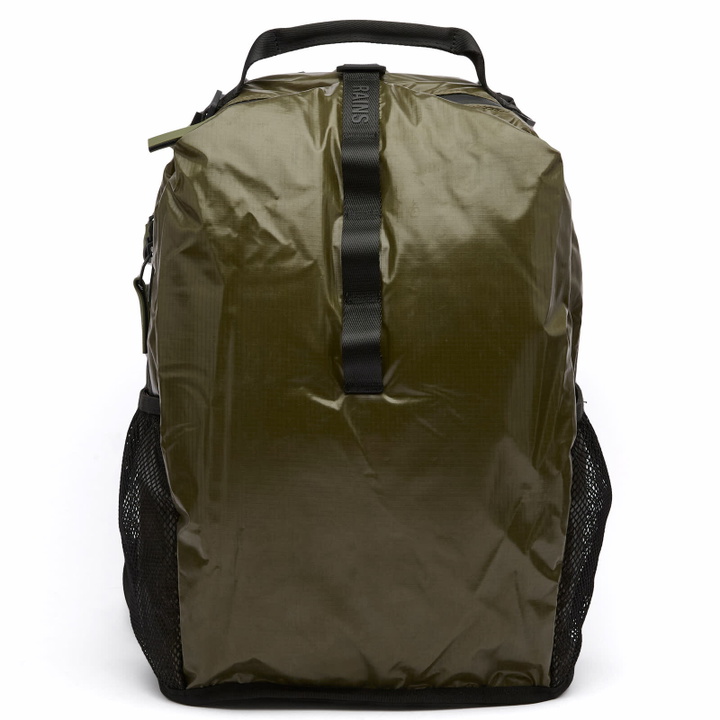 Photo: RAINS Sibu Clip Front Backpack in Marsh 