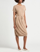 Peserico Womens Midi dress Sand