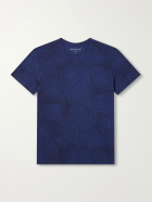 Derek Rose - London Printed Modal-Blend Jersey Pyjama T-Shirt - Blue