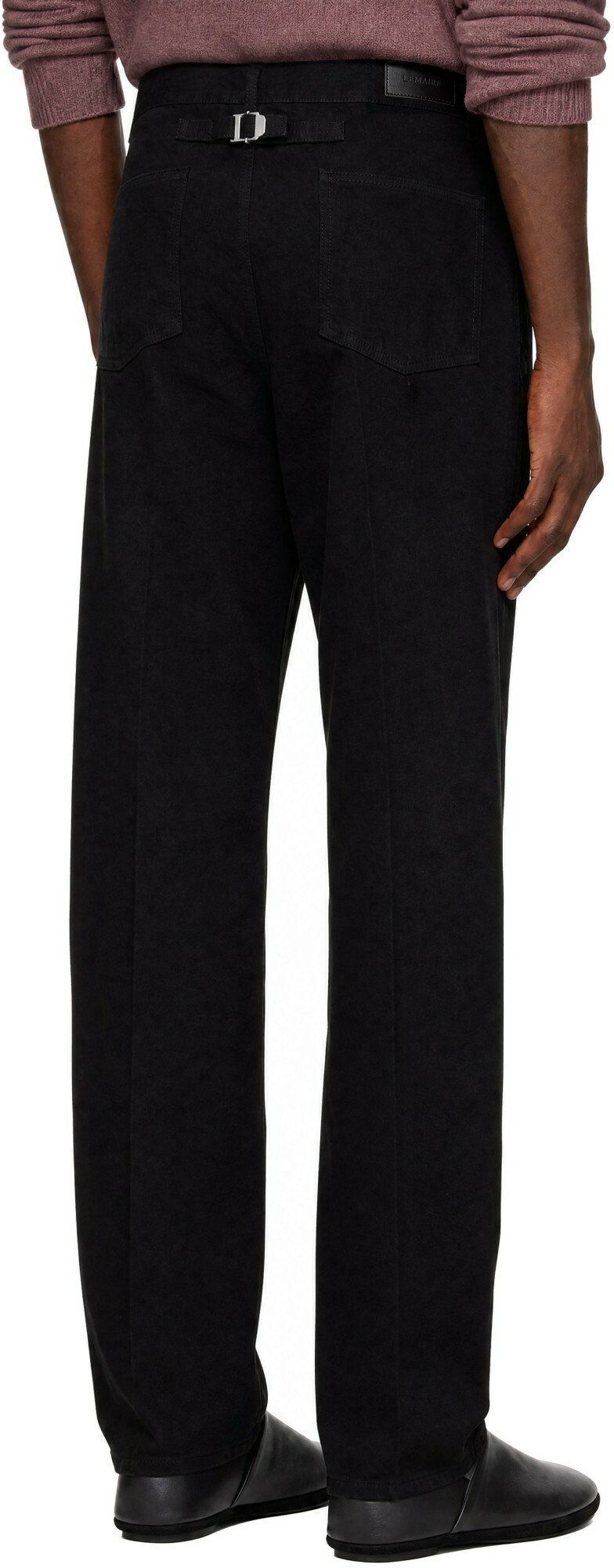 LEMAIRE Black Straight Leg Five Pocket Jeans