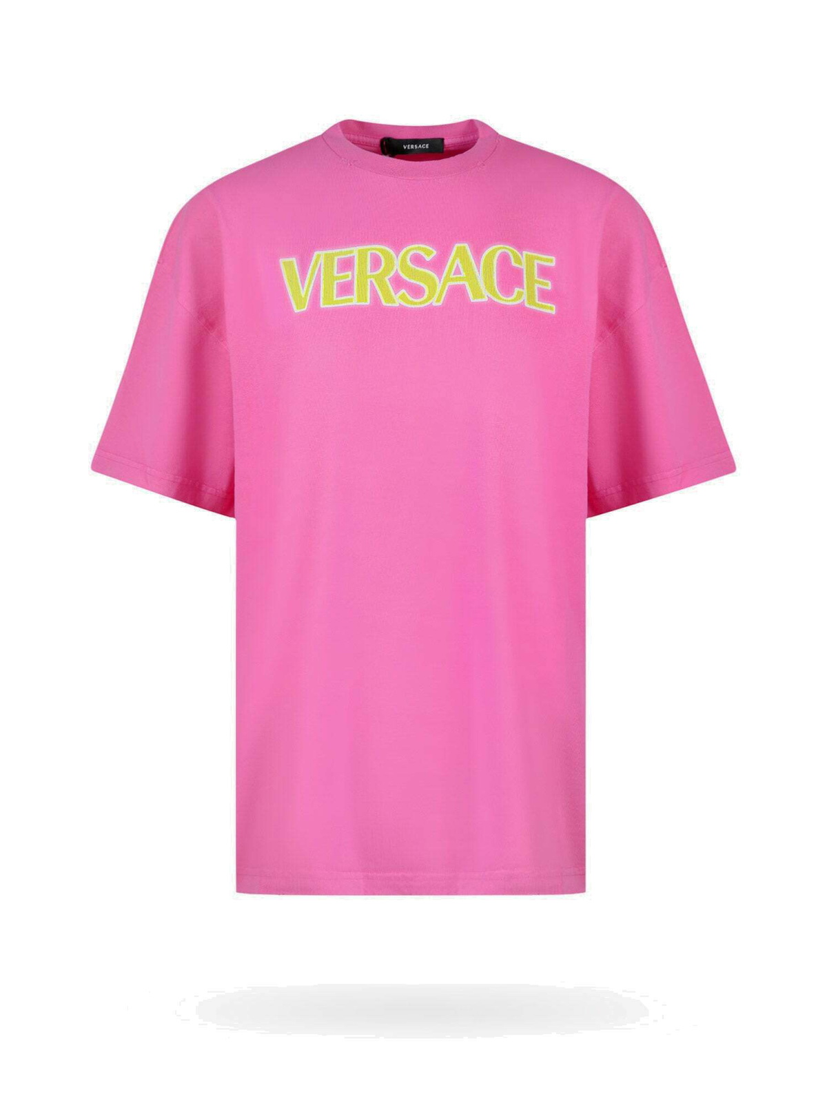 【関税＆送料込み】Versace 'Strawberry' T-Shirt Versace Strawberry Garden Safety Pin Cropped T-shirt | White
