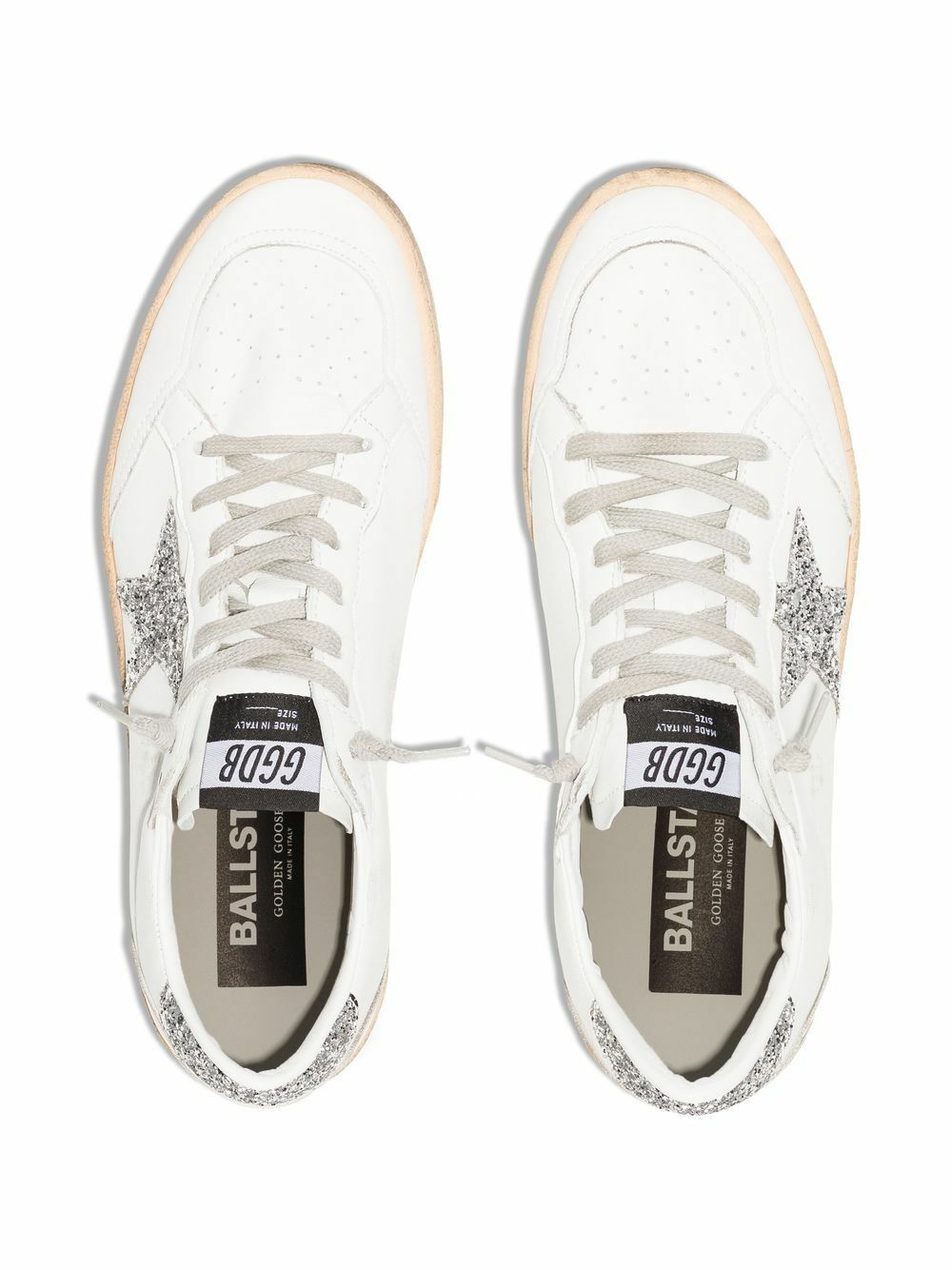 GOLDEN GOOSE - Ball Star Leather Sneakers