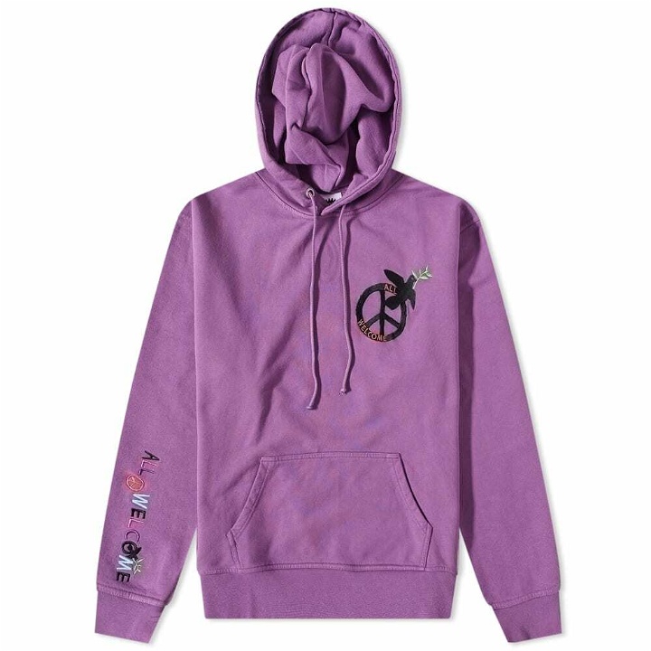 Photo: Good Morning Tapes Men's Peace Dove Hoody in Amethyst
