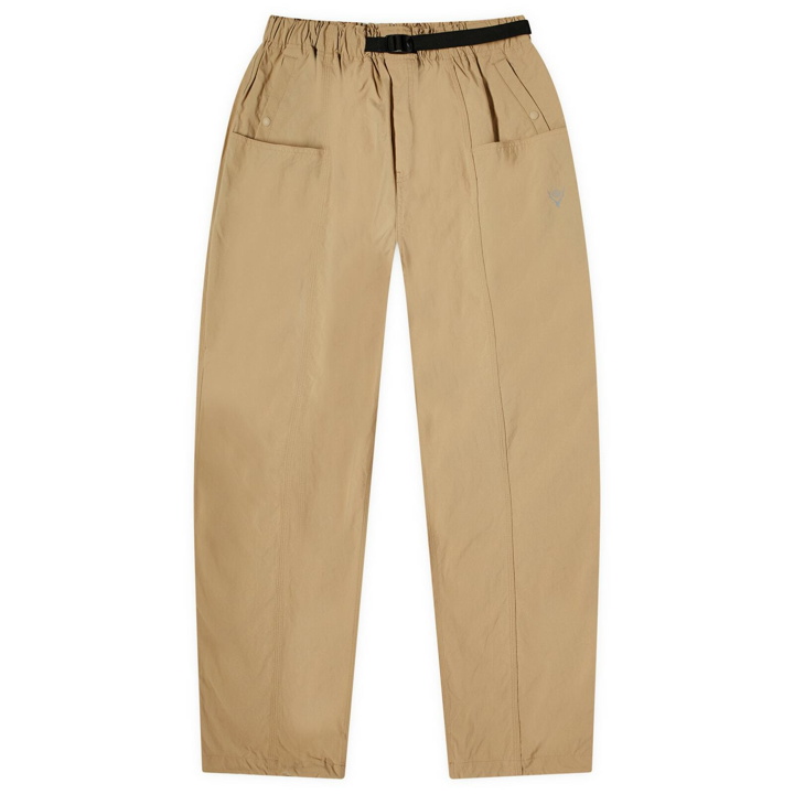 Photo: South2 West8 Men's Belted C.S. Trousers in Beige
