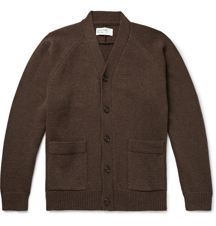 Photo: Universal Works - Knitted Cardigan - Brown