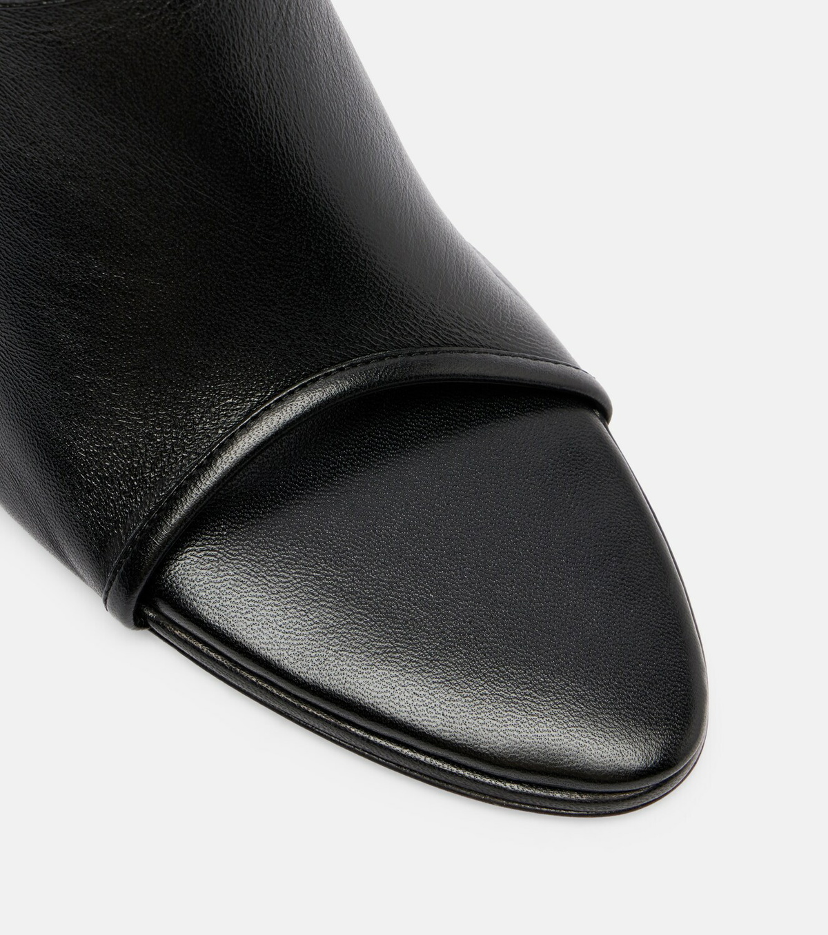 Christen Strap Stretch 75 leather wedge mules