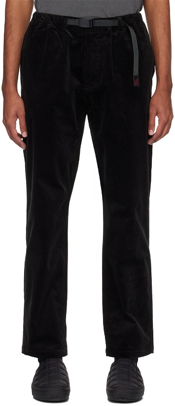 Photo: Gramicci Black Relaxed-Fit Trousers