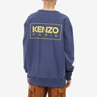 Kenzo Men's Oversized Back Logo Crew Sweat in Midnight Blue