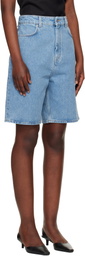 Loulou de Saison Blue Isu Lds Denim Shorts