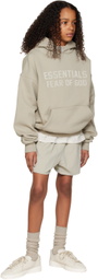 Essentials Kids Gray Bonded Shorts
