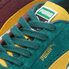 Puma Men's Suede VTG Teams Sneakers in Varsity Green/Mustard