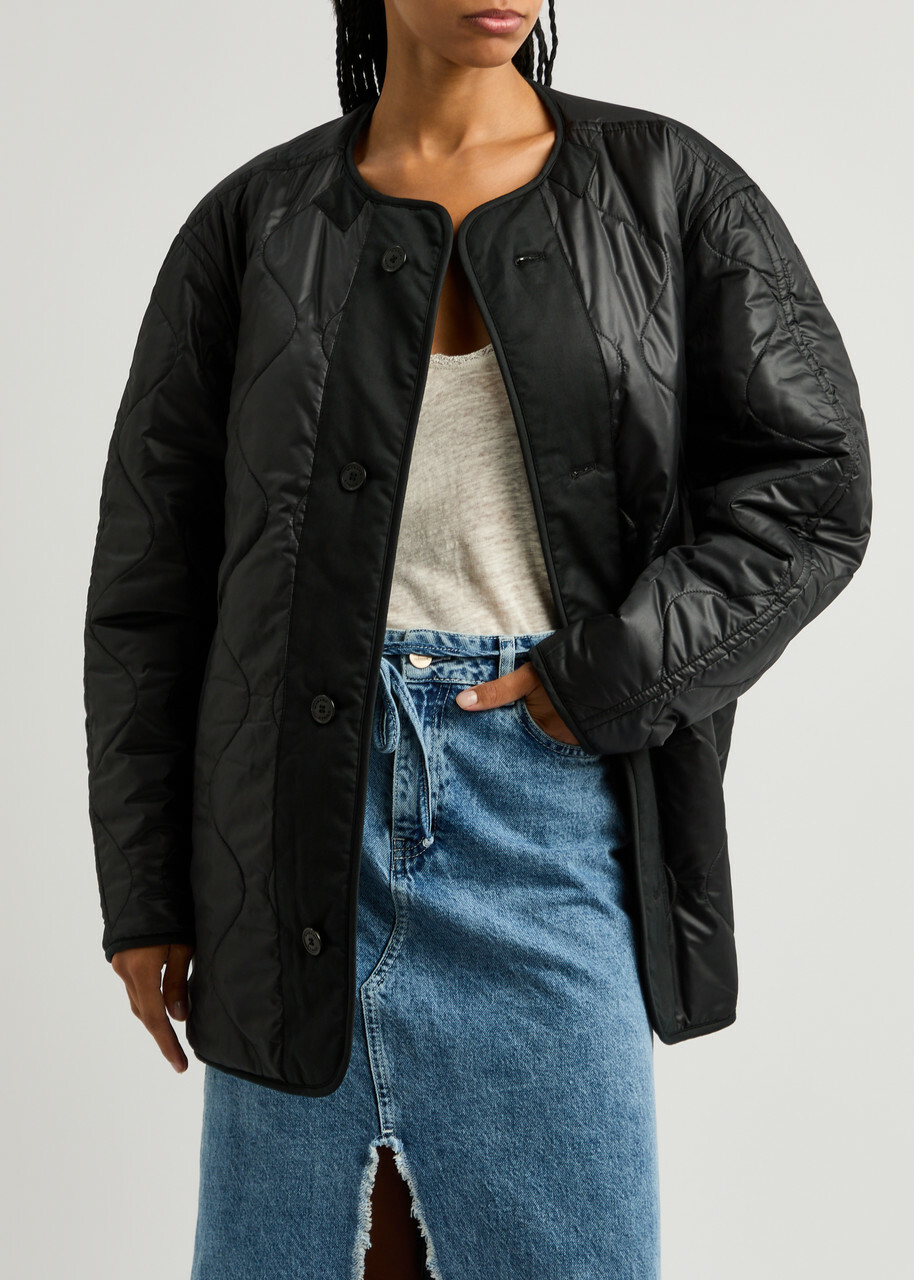 Isabel Marant étoile Fernelia Reversible Wool-blend Jacket Black