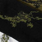 Maharishi Men's Miltype Dragon Sock - 3 Pack in White/Black And Olive