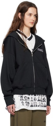032c Black Routine Zip Hoodie