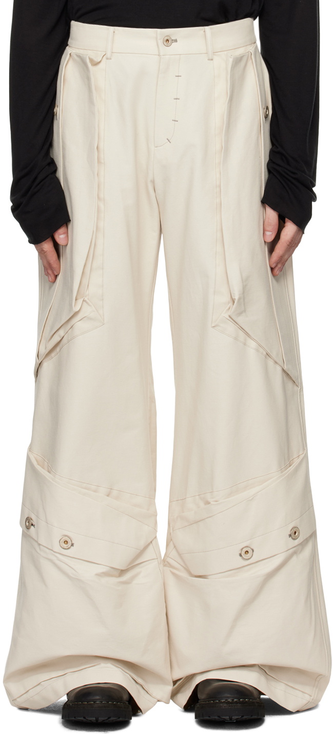 CARNET-ARCHIVE Off-White Wide Mass Trousers