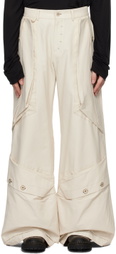 CARNET-ARCHIVE Off-White Wide Mass Trousers