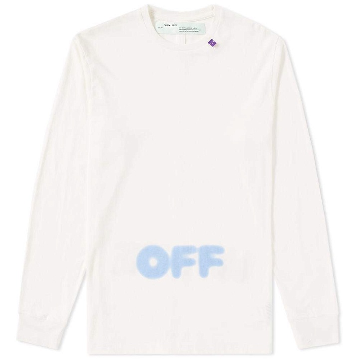 Photo: Off-White Long Sleeve Blurred Off Tee