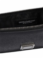 DOLCE & GABBANA - Logo Plaque Leather Card Holder