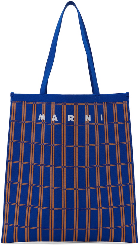 Photo: Marni Blue & Orange Flat Shopping Tote