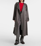 The Row Eric silk trench coat