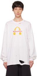 doublet White Magnetic Long-Sleeve T-Shirt