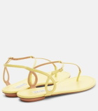 Aquazzura Almost Bare leather thong sandals
