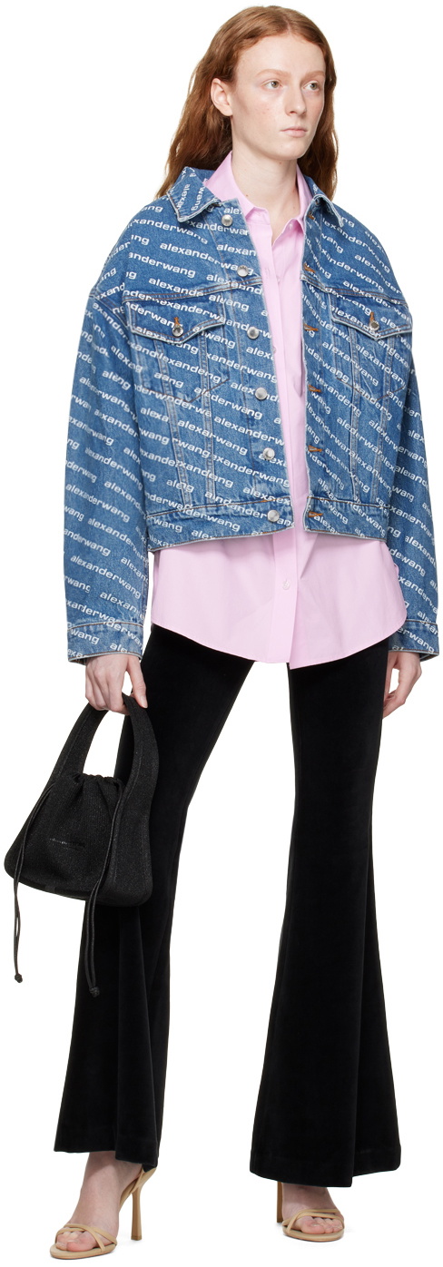 Alexander Wang Pink Button Up Shirt