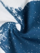 McQueen - Printed Cotton-Jersey T-Shirt - Blue