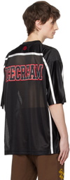 ICECREAM Black Football Jersey T-Shirt