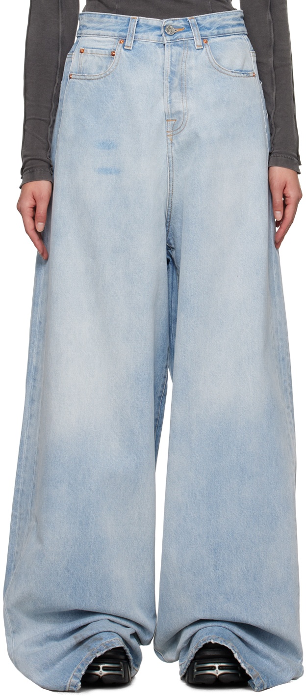 VETEMENTS Blue Baggy Jeans Vetements