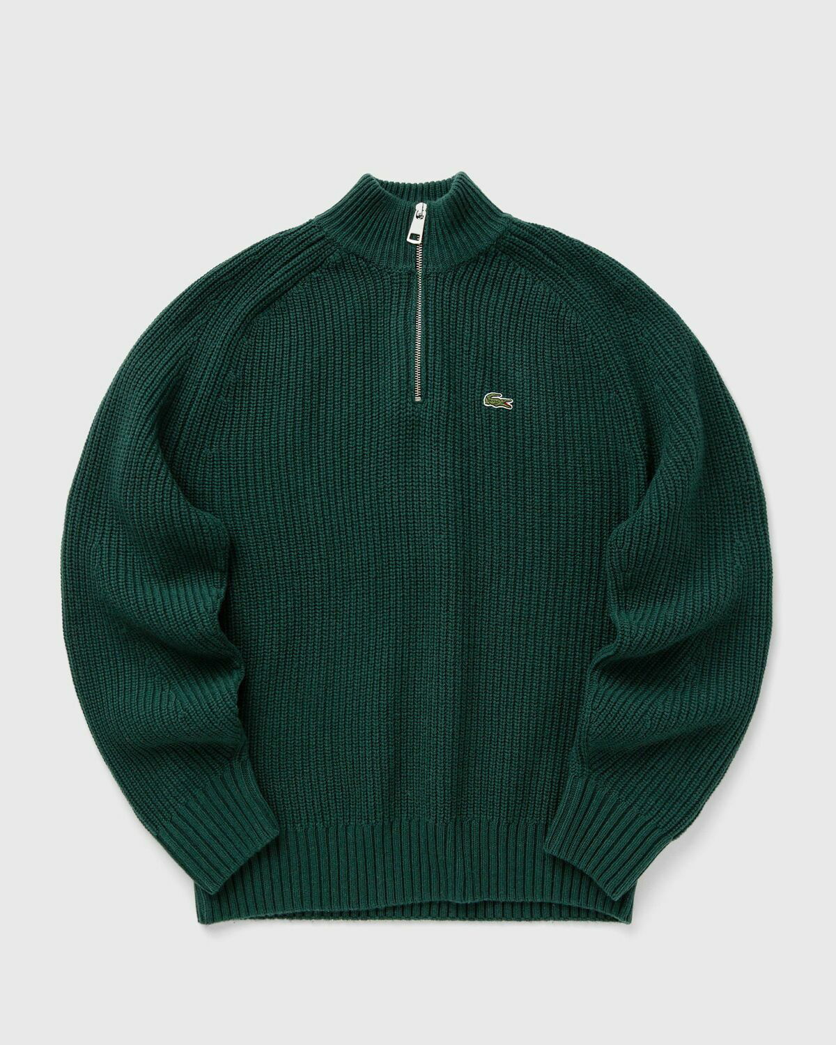 LACOSTE ニット Lacoste TRICOT Green Mens Zippers & Cardigan Lacoste