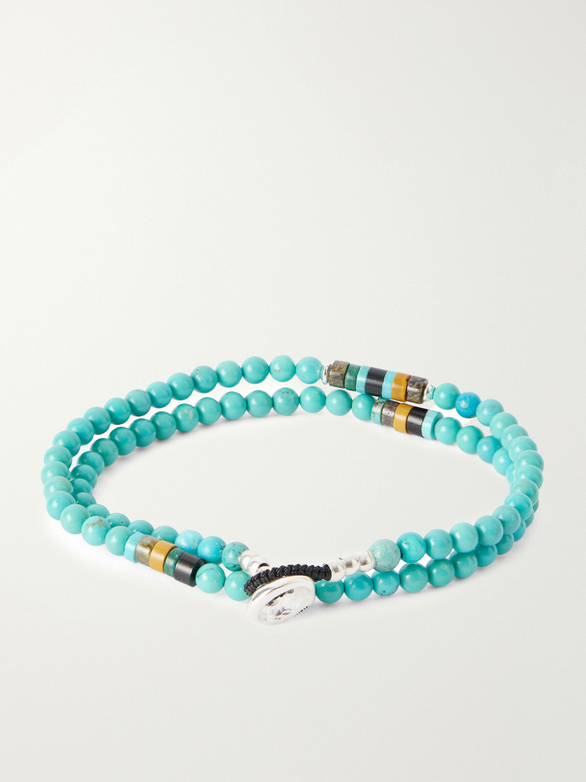 Mikia - Sterling Silver Multi-Stone Beaded Bracelet