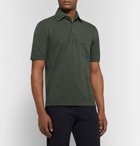 Rubinacci - Cotton-Piqué Polo Shirt - Green