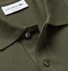 Lacoste - Logo-Appliquéd Cotton-Piqué Polo Shirt - Green