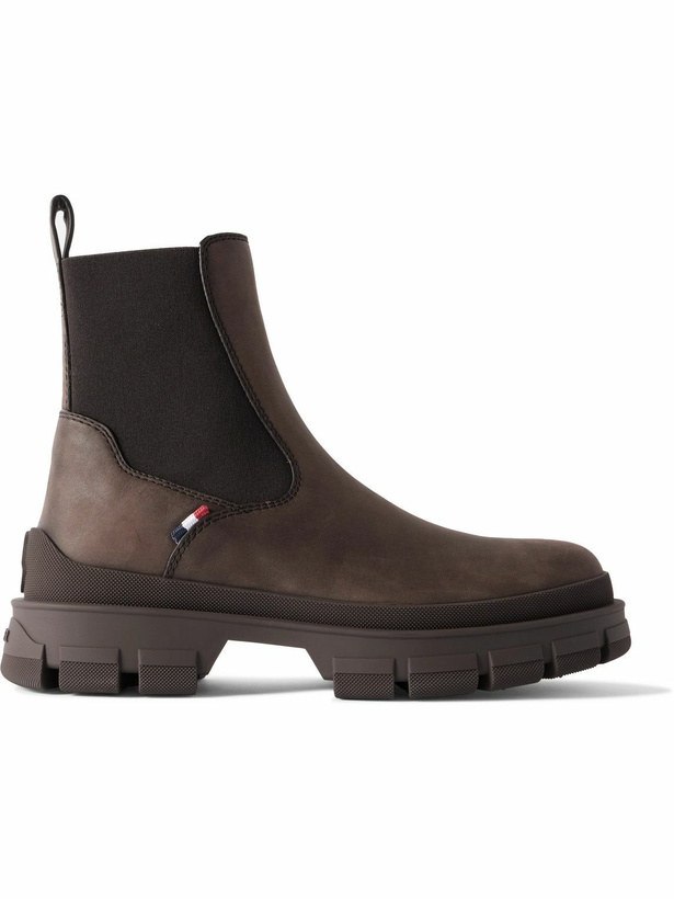Photo: Moncler - Hevea Leather Chelsea Boots - Brown