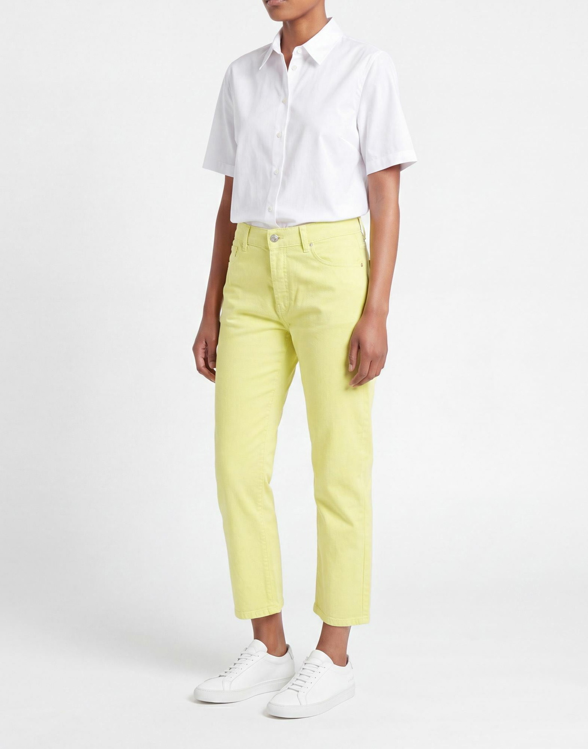 Jucca Womens Jeans in Yellow