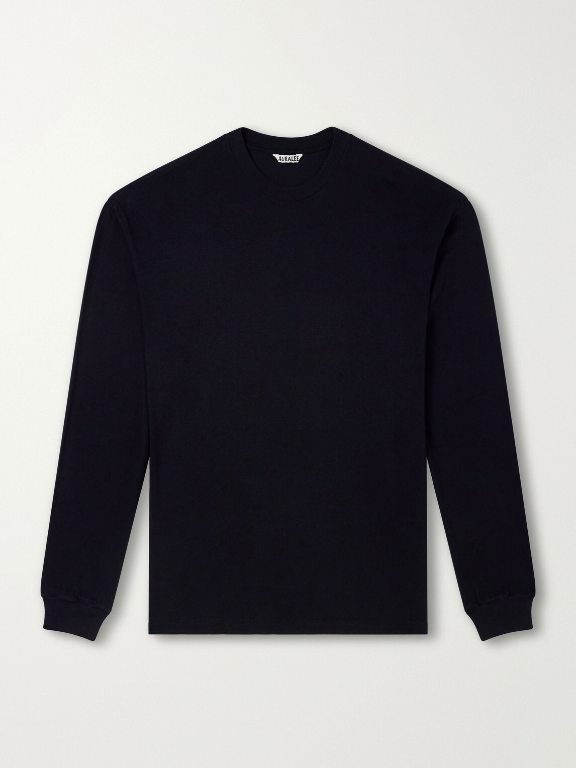 Auralee - Cotton-Jersey T-Shirt - Black