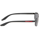 Prada Eyewear Black Linea Rossa Sunglasses