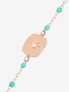 Gigi Clozeau 18K Yellow Gold Miss Gigi 17 CM Beaded Diamond Bracelet