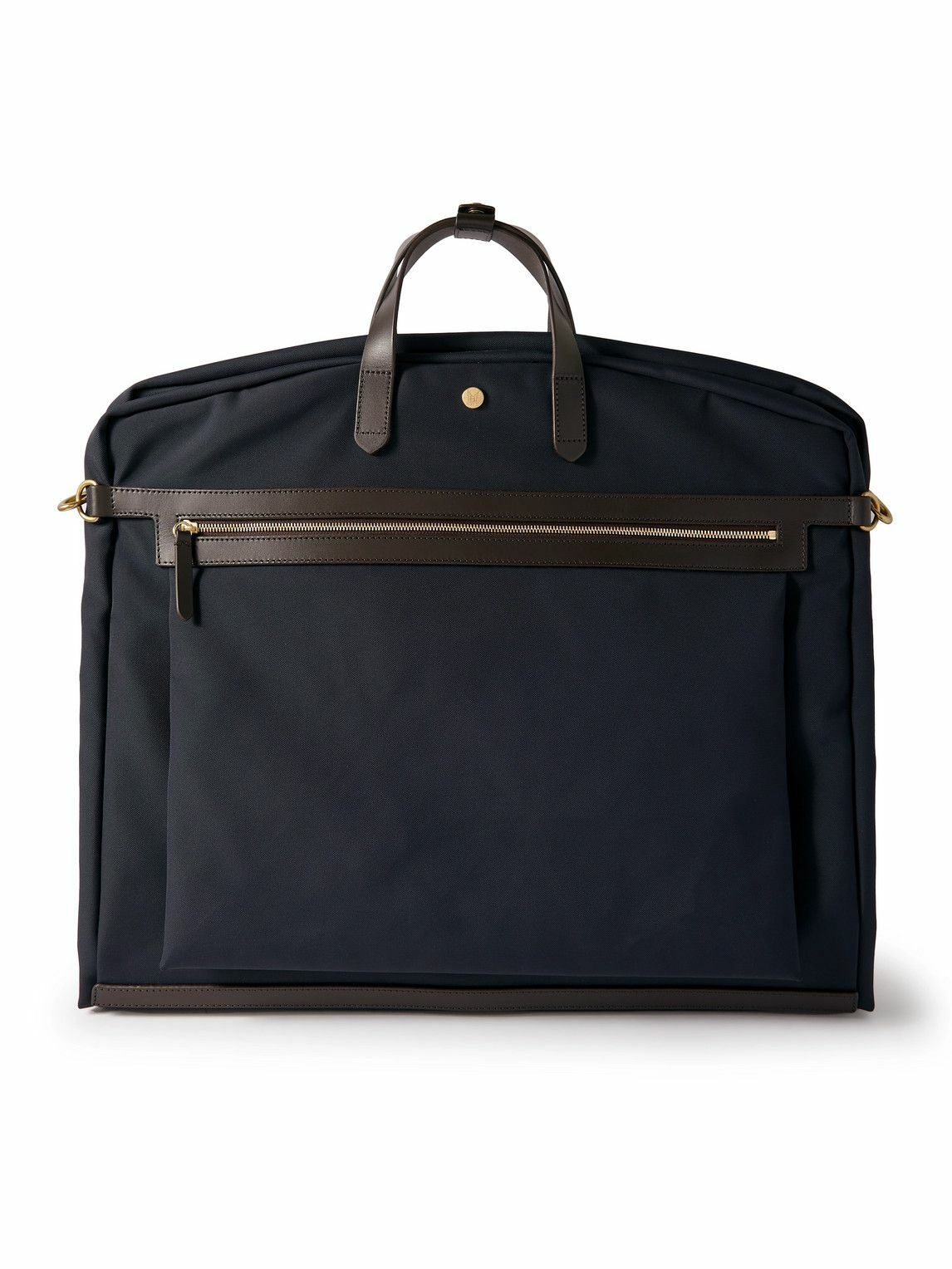 Photo: Mismo - Leather-Trimmed Recycled-Shell Garment Bag