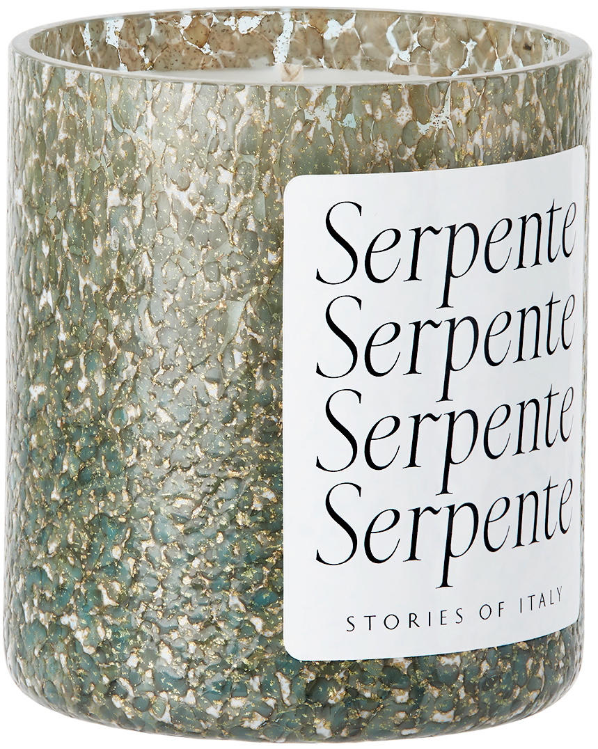 Stories of Italy Macchia Su Macchia Serpente Candle, 9.1 oz
