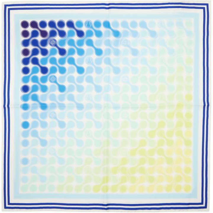 Photo: Casablanca Multicolor Gradient Tennis Tile Medium Scarf