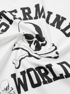 Mastermind World - Logo-Print Cotton-Jersey T-Shirt - White