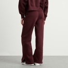 Nike Women's Phoenix Fleece Wide Sweat Pant in Burgundy/Sail
