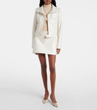 Courrèges Reedition faux leather miniskirt