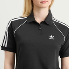 Adidas Women's SST Adicolor Short Sleeve Polo in Black/White