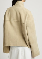 Remain BY Birger Christensen Suede Jacket Beige