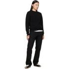 Moncler Black Textured Cashmere & Wool Sweater