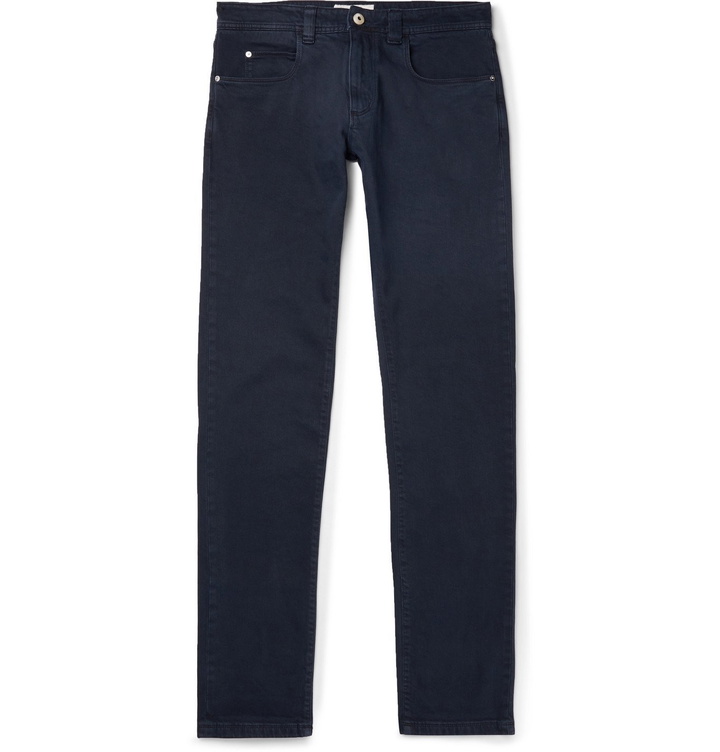 Photo: Loro Piana - Slim-Fit Stretch-Denim Jeans - Blue